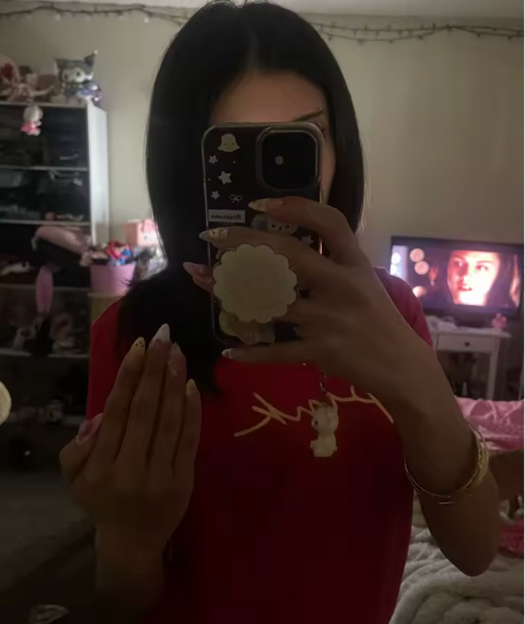 Sweet Strawberry Bear Press-On Nails